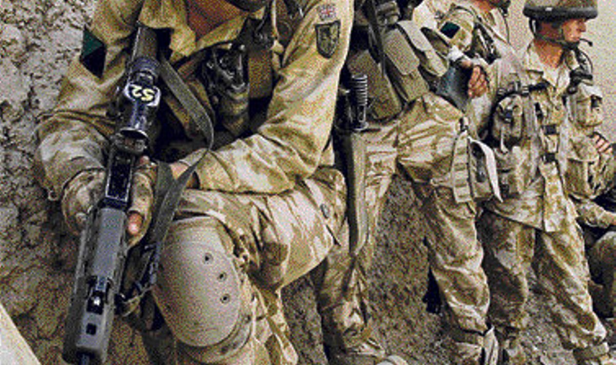 Briti sõdurid Afganistanis Helmandi provintsis, kus käib praegu kõige verisem võitlus Talibani vastu.