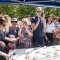 FOTOD | Stroomi rannas avati uuendatud rannapark, lõigati linti ja jagati torti