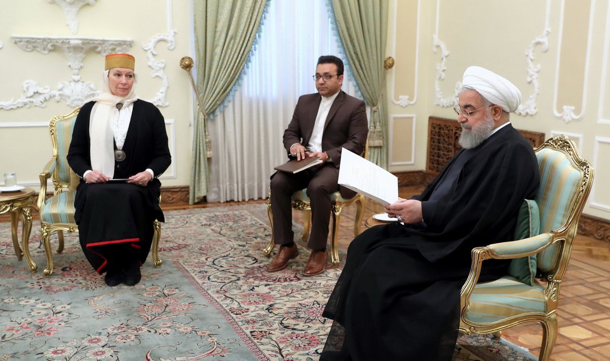 Eesti suursaadik Iraani presidendi juures
