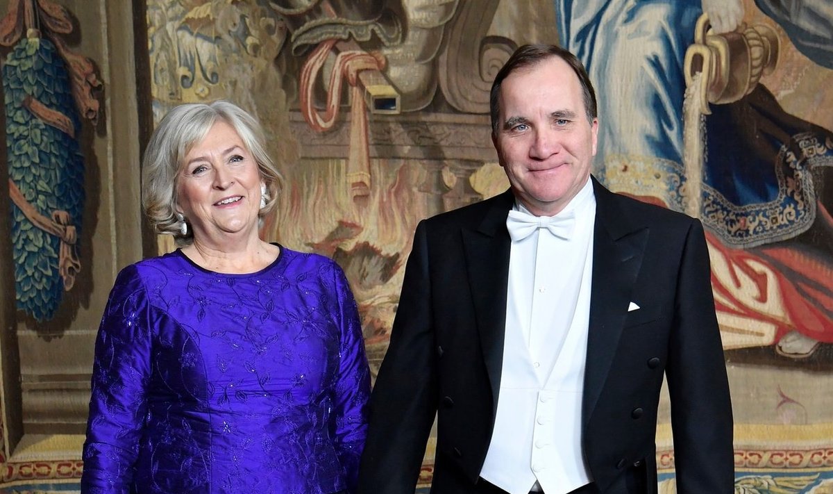 Stefan ja Ulla Löfven 2018. aastal Nobeli laureaatide galal. 