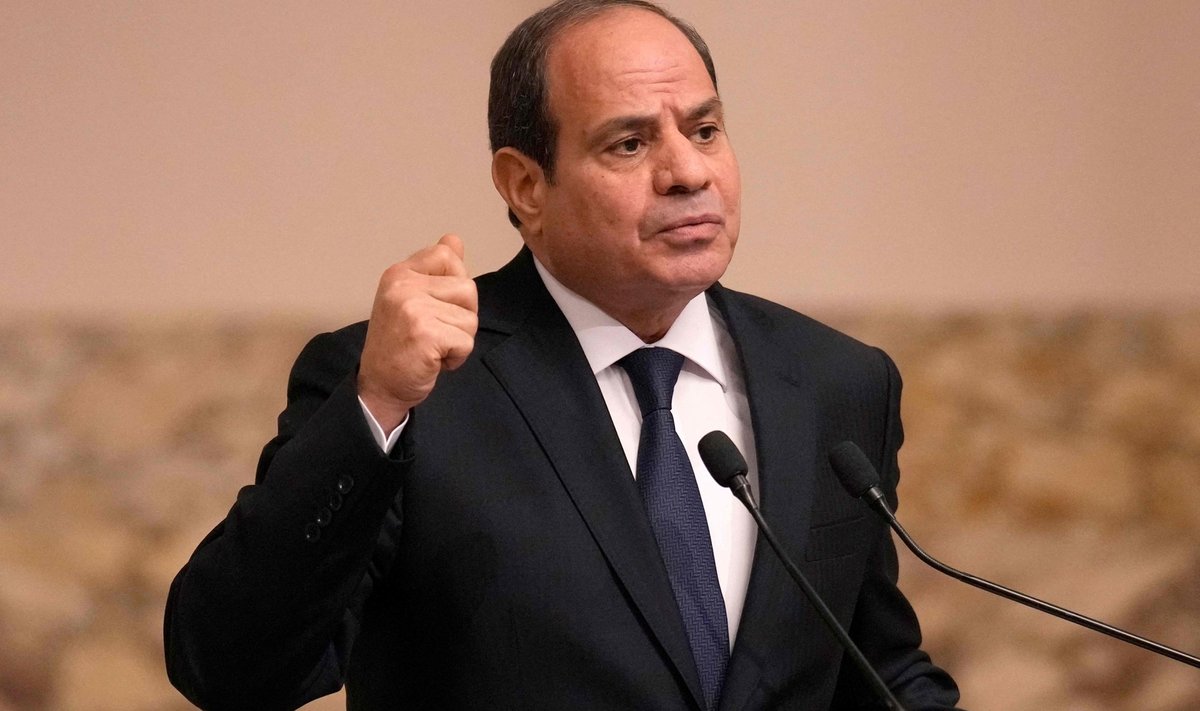 Egiptuse president Abdel-Fattah al-Sisi on mures piirkonna tuleviku pärast.