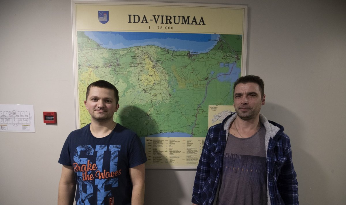 Юрий (справа) родом из Харьковской области, Александр из Борисова.