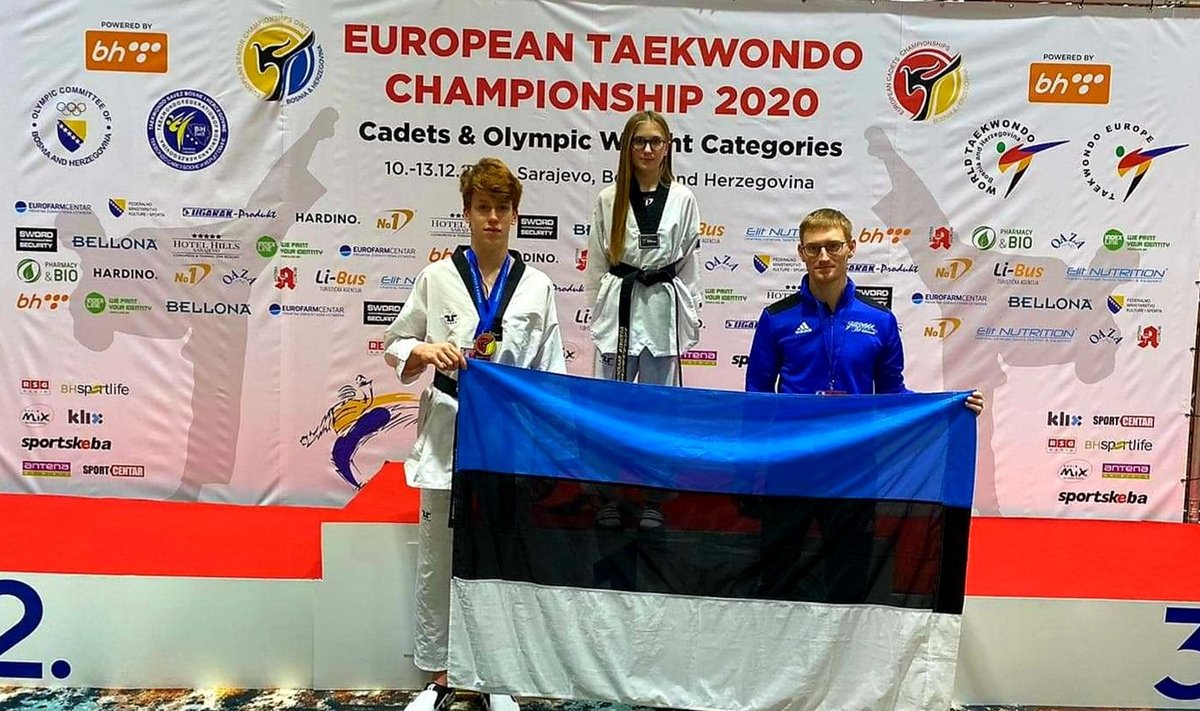 Eesti <em>taekwondo</em> koondis EMil