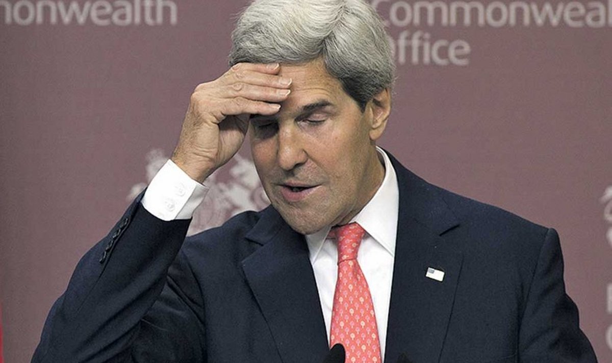 USA välisminister John Kerry ei mõistnud esmaspäeval isegi täpselt, millise lumepalli ta veerema pani.