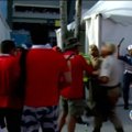 VIDEO: Peapressikeskust rünnanud Tšiili fännid veetsid öö trellide taga