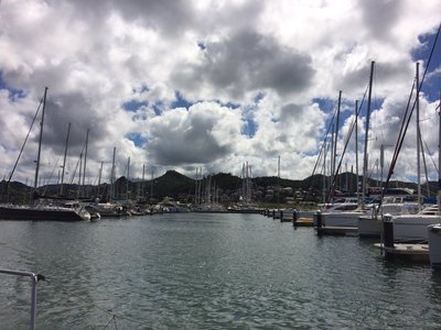 Lõpuks näeme jälle maad. St. Lucia.