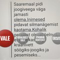 FAKTIKONTROLL | Sotsiaalmeedias levib väide, et Saaremaa kraanivesi teeb pimedaks – see on vale