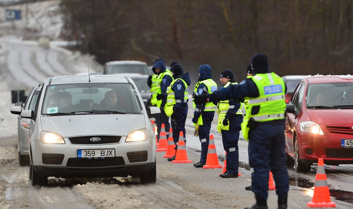 Politsei alkoreid Tallinna piiril
