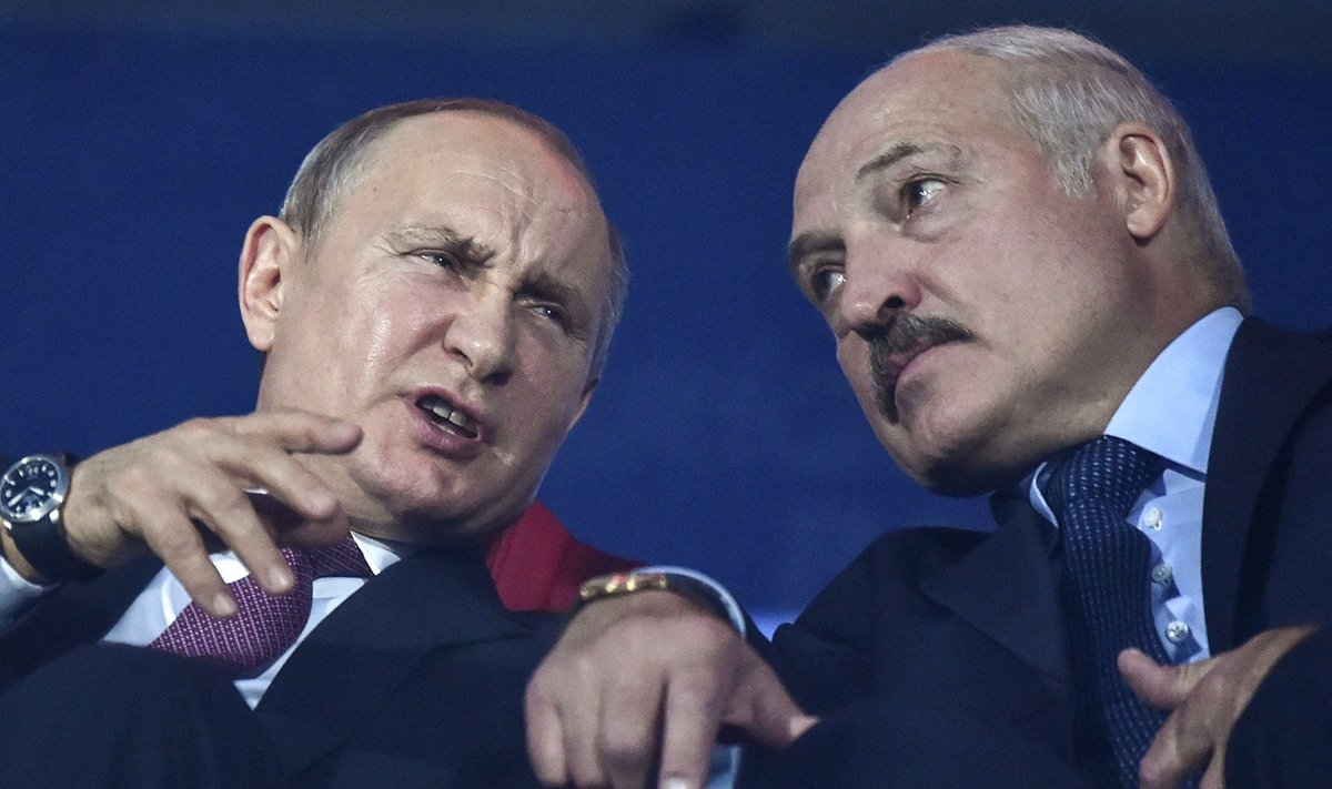 Vladimir Putin ja Alexander Lukashenko 