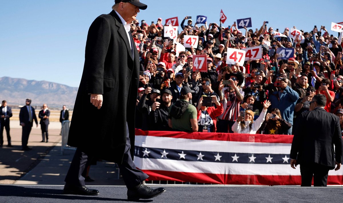 Donald Trump kampaaniaürituse Albuquerque's 31. oktoobril. 