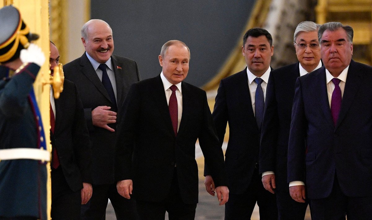 Встреча лидеров Договора о коллективной безопасности, Москва, 16 мая 2022 года.