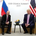 ФОТО: "Не вмешивайтесь в выборы!" На саммите G20 в Осаке прошла встреча Путина и Трампа