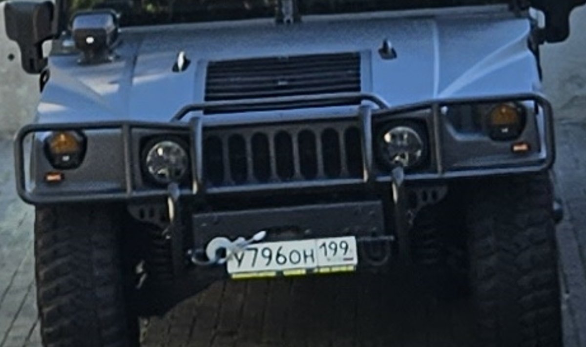 Venemaa numbrimärkidega auto