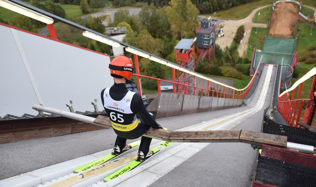 Tehvandi Spordikeskuses toimuv suusahüpete FIS karikasarja etapp.