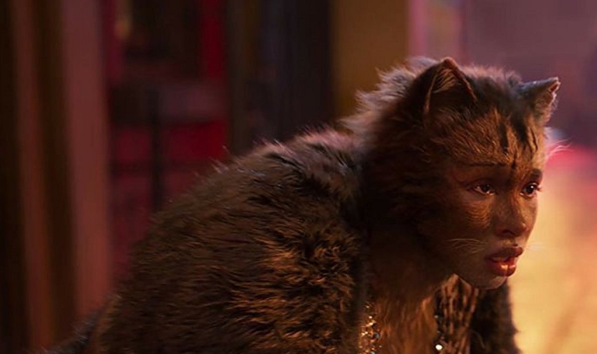 MIS ASI SEE ON? Tom Hooperi „Cats“ ajab vaatajal juhtme kokku. Pildil kassi kehastav Jennifer Hudson.