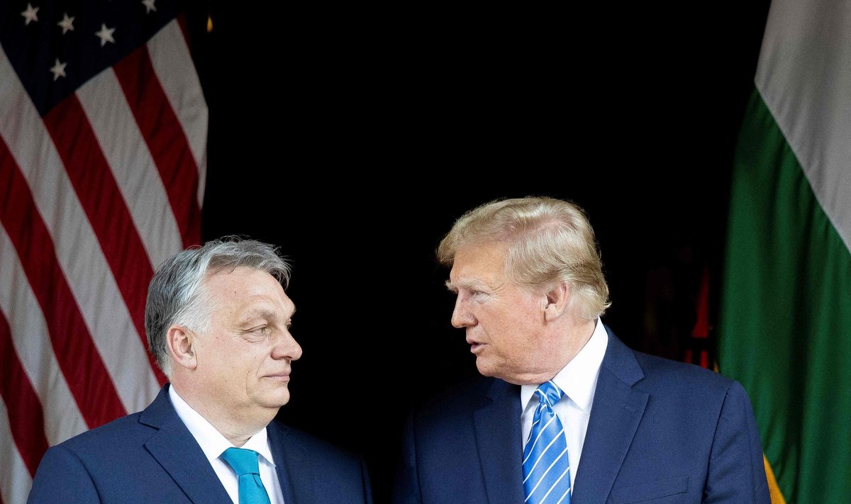 OTSIVAD ÜHIST KEELT: Ungari riigipea Viktor Orbán ja USA endine riigipea Donald Trump.