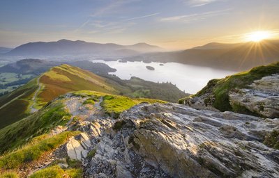 Päikesetõus Lake Districtis