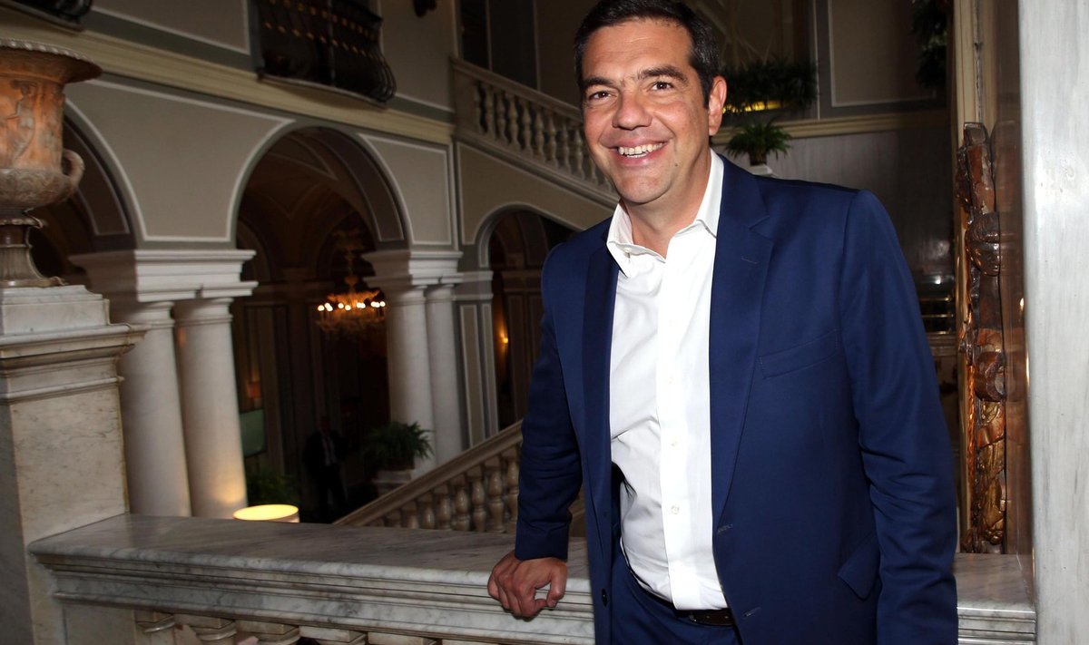 Alexis Tsipras eile Ambrosetti Forumil. 
