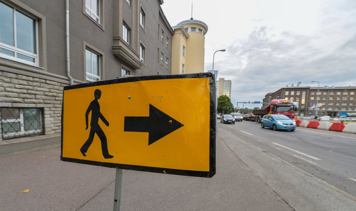 Pärnu maantee remont 18 august 2014