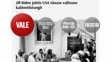 FAKTIKONTROLL | Ei, Joe Bideni abikaasa ei juhtinud USA valitsuse kabinetinõupidamist