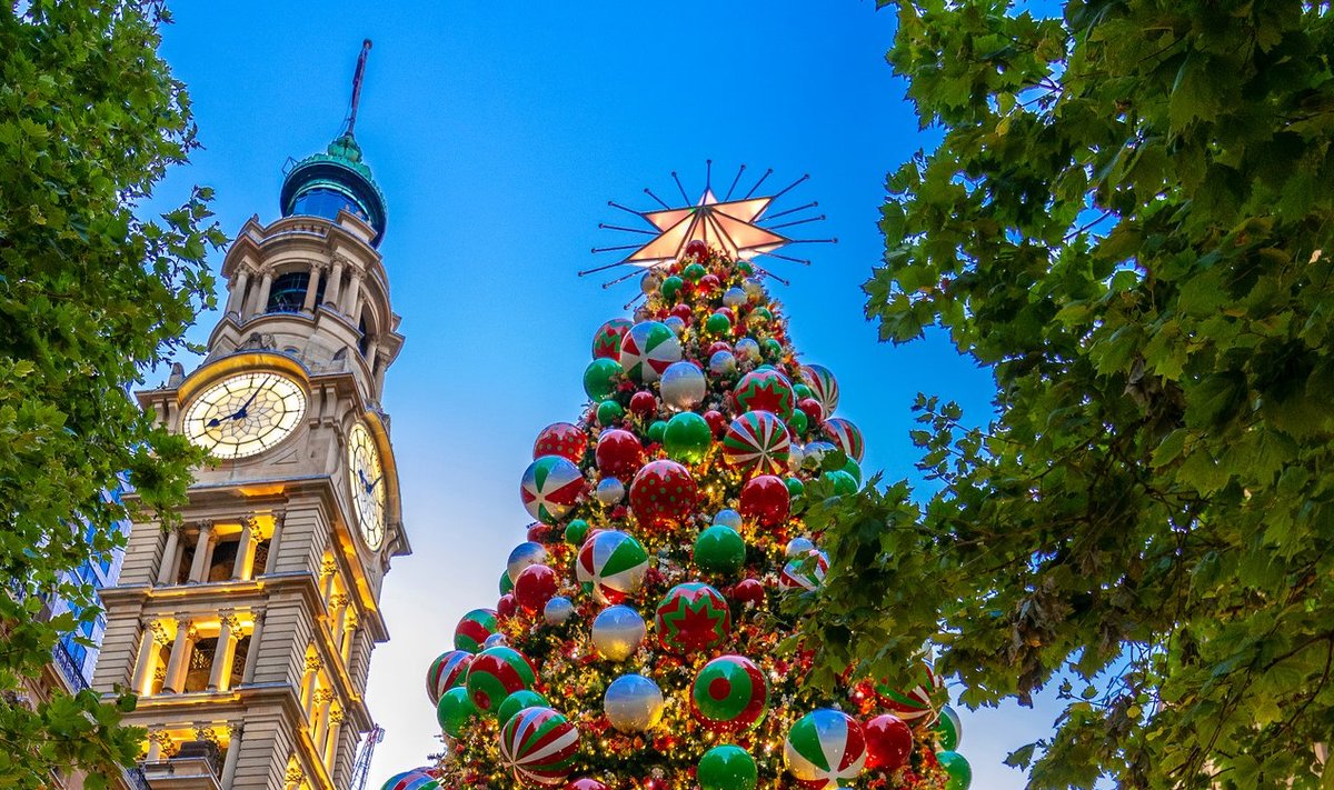 Sydney kesklinna­valitsuse plastmassist jõulupuu, mis igal aastal sama on ning tuhandetest osakestest kokku pannakse!