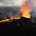 Vulkaanipurse tabas Hawaiis turismilaeva