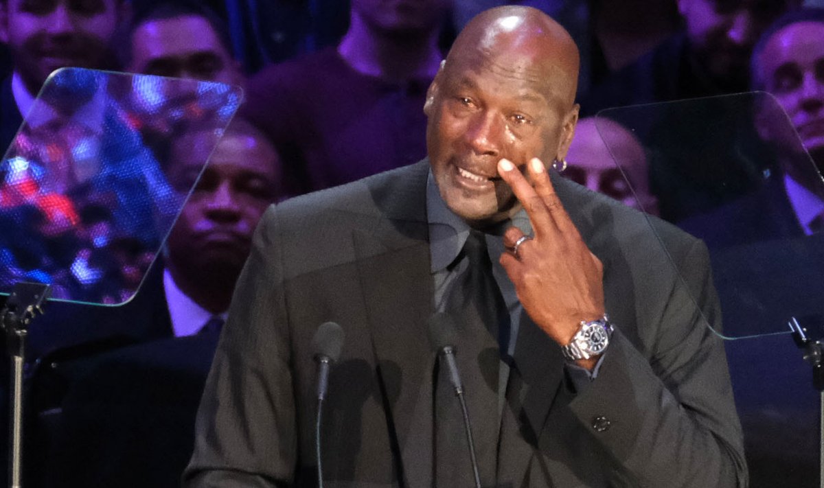 Michael Jordan Kobe Bryanti mälestustseremoonial sõna võtmas