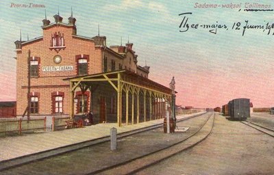 Tallinna-Sadama raudteejaam tsaariajal.