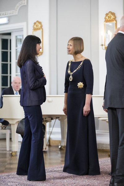 Vabariigi presidendi vastuvõtt Kadrioru kunstimuuseumisKersti Kaljulaidi ametisse astumine, presidendivahetus