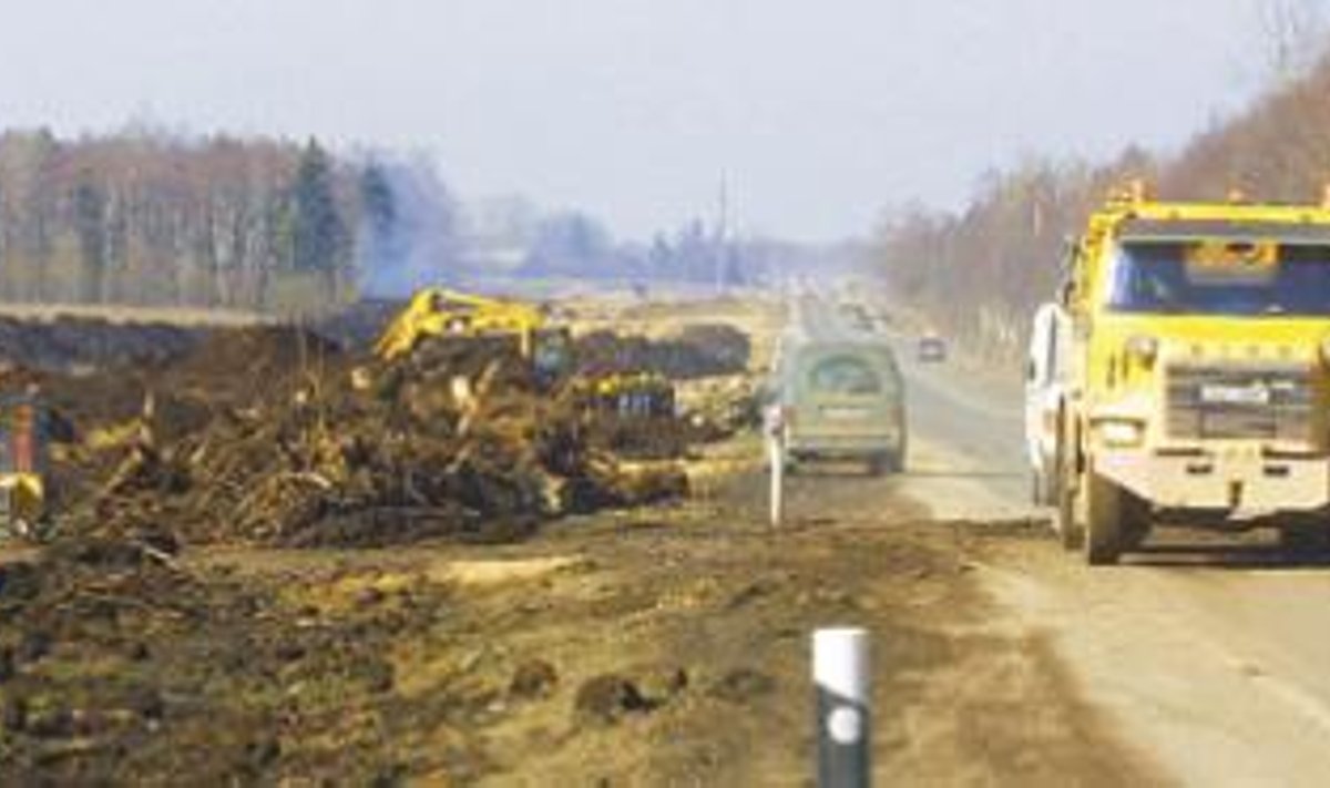 Praegu käivat Tallinna–Tartu maantee laiendamist rahastab                       Maailmapank.