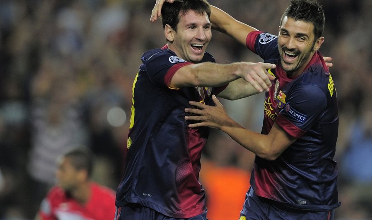 Lionel Messi (vasakul) päästis Barcelona kaotusest.
