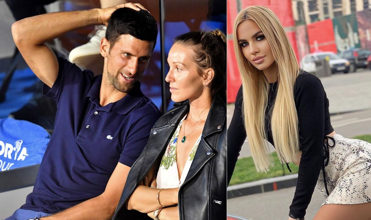 Novak ja Jelena Djokovic ning Natalija Scekic