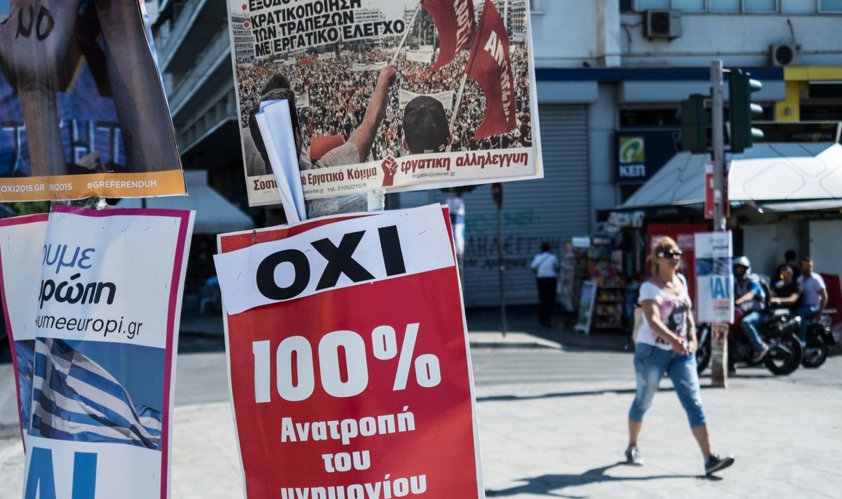 Protestiplakatid Ateenas
