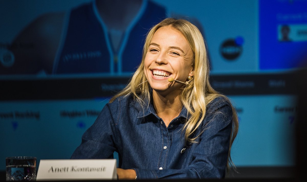 Anett Kontaveit pressikonverents Fotografiskas 22.11.2021