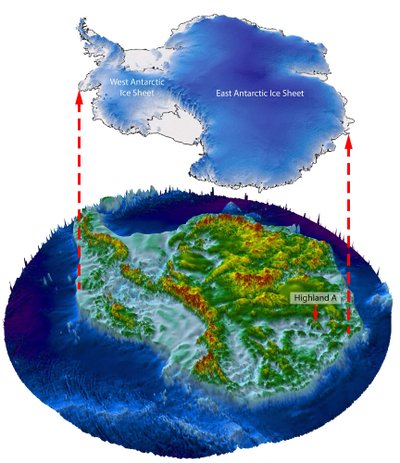 Antarktika maastik