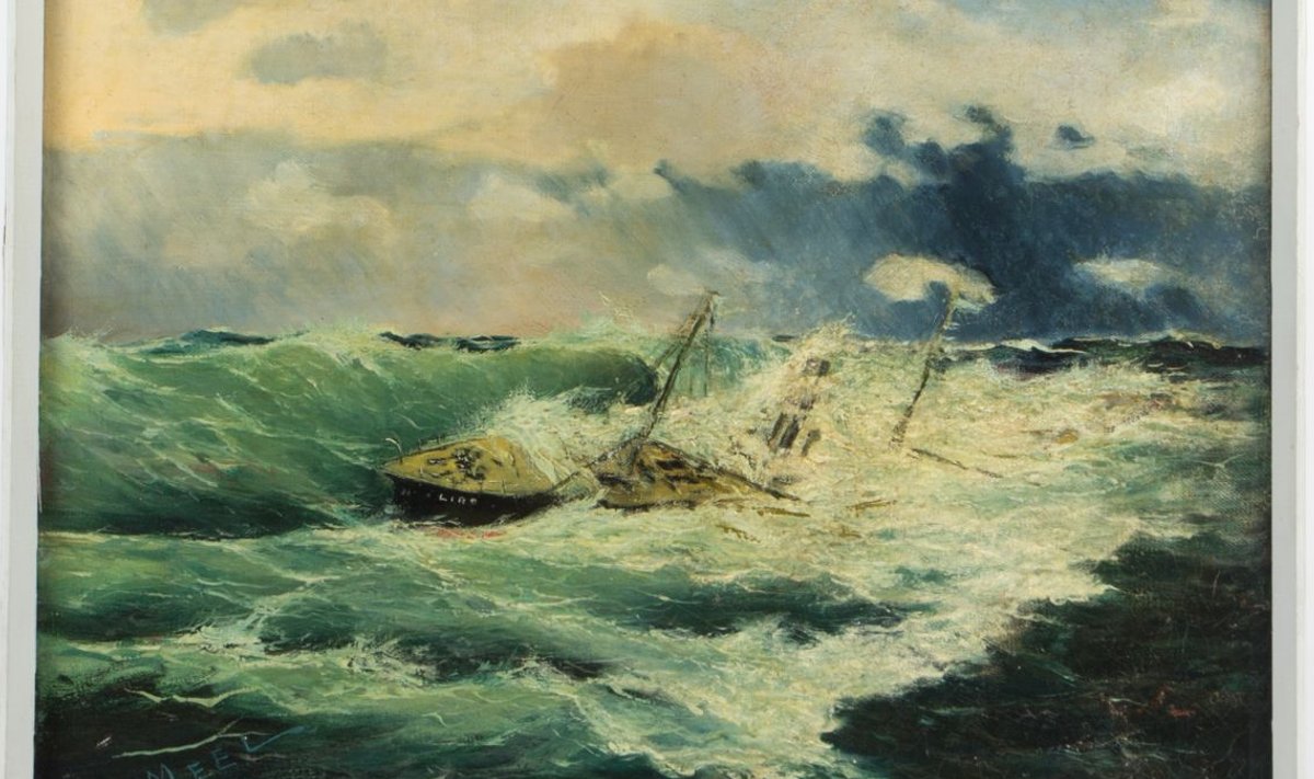 КАК ЭТО МОГЛО ПРОИЗОЙТИ: Картина К. Меэля "Крушение парохода “Лиро”” (1939). 