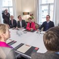 FOTOD: Reformierakond ja sotsid alustasid Telegraafi hotellis konsultatsioone koalitsiooni moodustamiseks