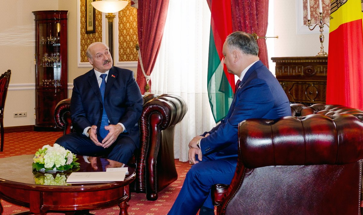 Aljaksandr Lukašenka ja Igor Dodon
