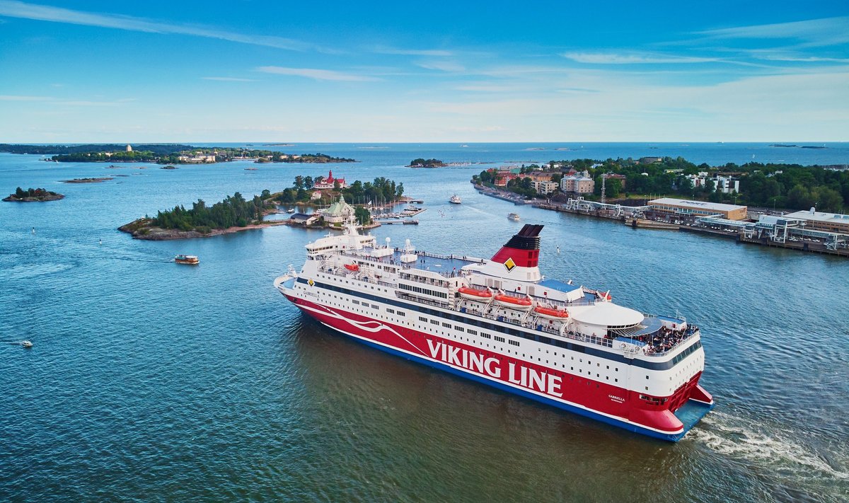 Viking Line’i Gabriella (pildil) kaotas mullu jaanuaris juhitavuse ja rammis Katajanokka kaid.