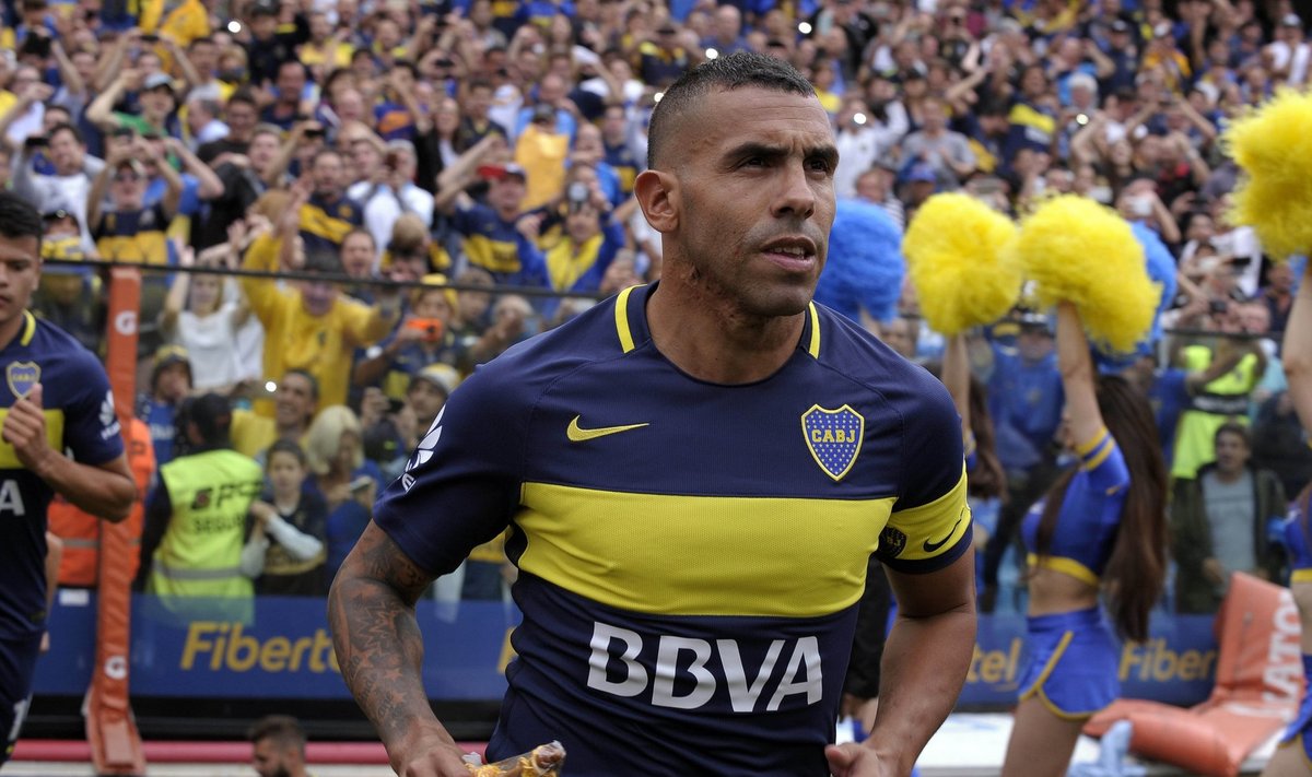 Carlos Tevez Boca Juniorsi särgis