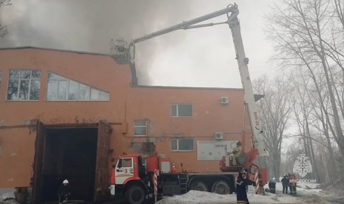 Пожар на заводе "Уралмаш"