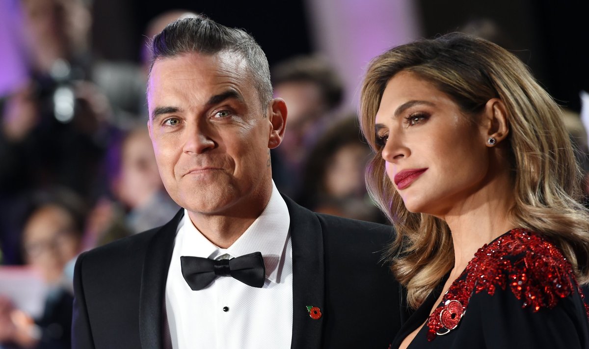 Robbie Williams ja Ayda Field-Williams