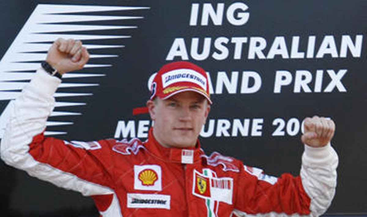 Kimi Räikkönen. Austraalia GP 2007