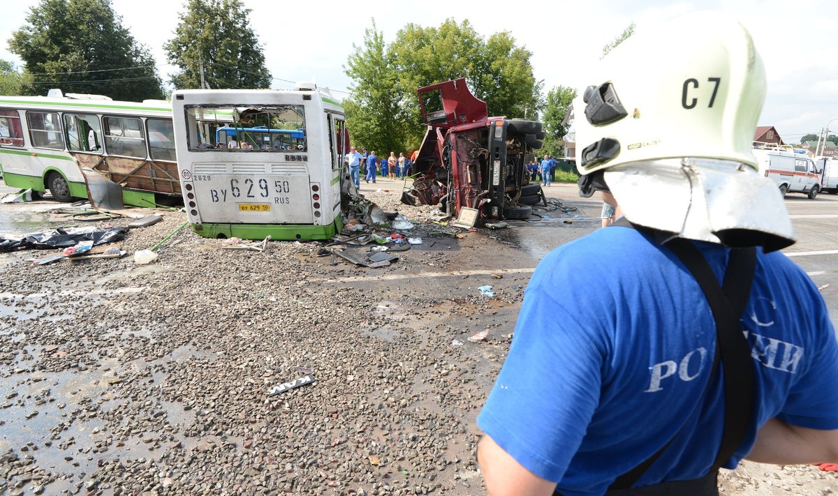Bussiõnnetus Moskva lähistel