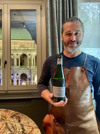 Michelini tärni restoran Matteo Grandi Vicenzas