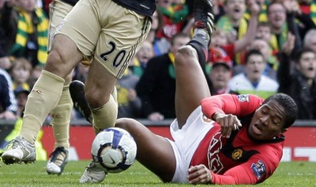 Antonio Valencia (Manchester United) on kukkunud