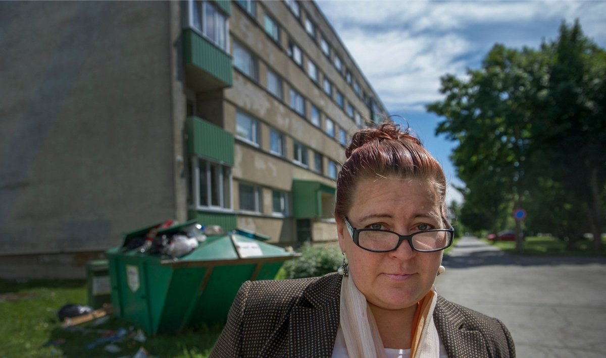 KODUMAJA EES: Kristina Kadak-Aruorg elab Paldiskis. Kahetoalise korteri üür on 70 eurot kuus + kommunaalmaksed.