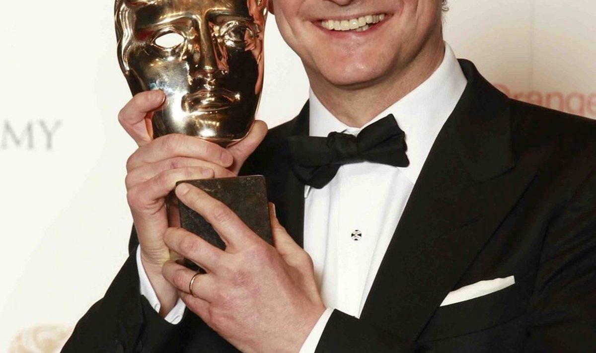 Colin Firth BAFTA auhinnaga