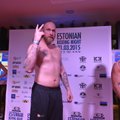 FOTOD: Poksiässad Helenius, Akavov jt astusid üles Estonian Boxing Night ametlikul kaalumisel