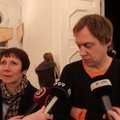 Näitlejad Anu Lamp ja Gert Raudsep jagavad vahetult pärast etendust oma emotsioone